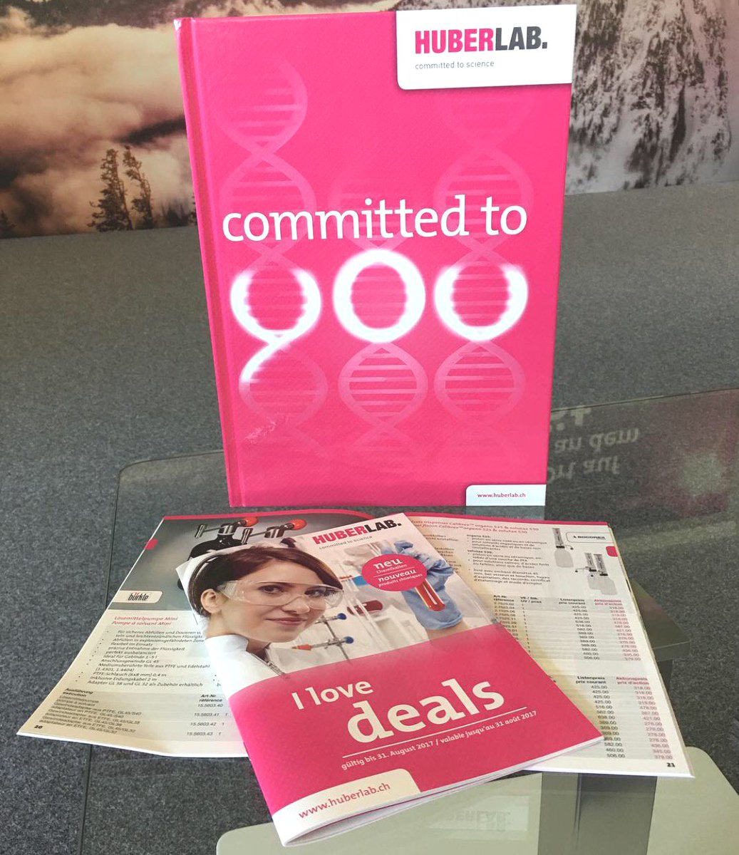 I ❤️ deals - unsere neue  Aktionsbroschüre ist da bit.ly/HUBERLABiloved… #labscience #huberlab #deals #laborbedarf #laboratory #ilovedeals