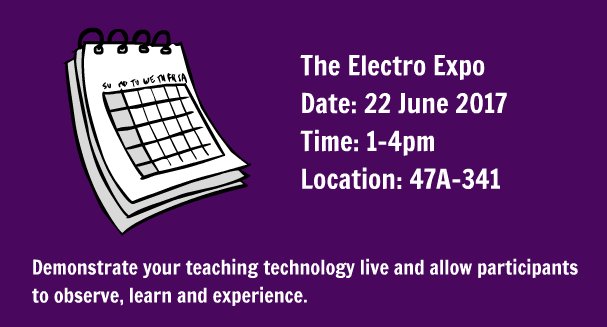 uqITaLI's tweet image. ITaLI is hosting an &apos;Electro Expo&apos; for all #UQ staff to showcase their innovative #teachingtechnologies Register: bit.ly/2r0tvaq