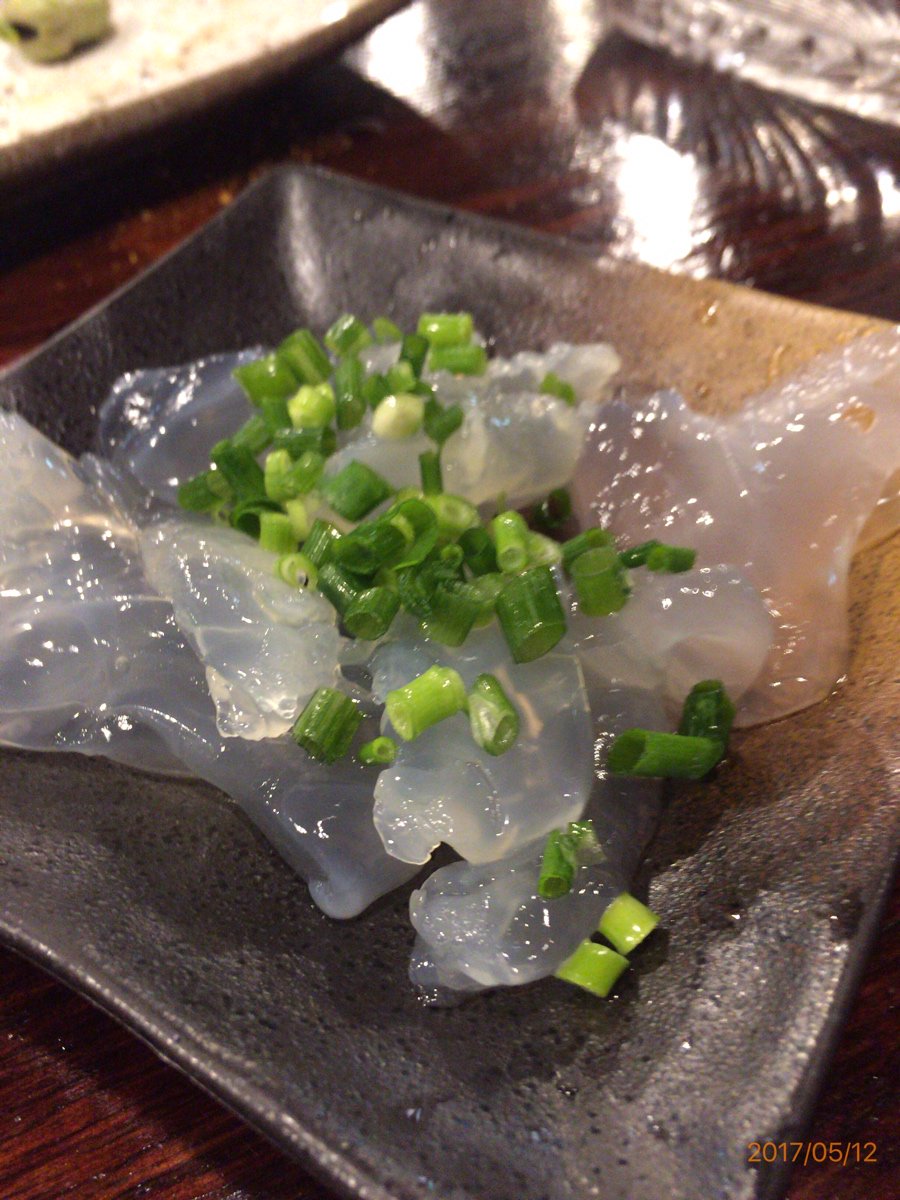 tokuppe's tweet photo. 食用クラゲって、あるんだ🙀
初めて食べたけど、食感は旨いな… https://t.co/bubRKldtUu