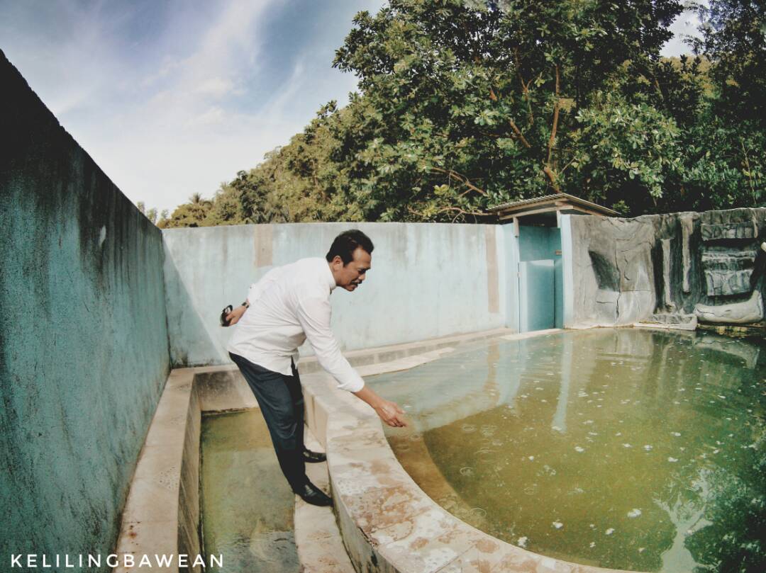 Panasnya pas.. begitu kata Pak Wabup <a href="/MohQosimNU/">H. Mohammad Qosim</a> di Pemandian Air Panas Kepuhlegundi tadi siang..