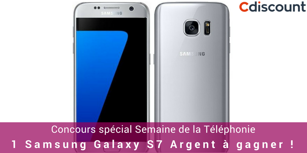 JournalDuGeek's tweet photo. [#Concours]
Gagnez le Samsung Galaxy S7 Argent avec @Cdiscount !
RT + Follow pour participer 📱
➡️ https://t.co/YkiLpjZUSG
TAS le 19-05 https://t.co/qxGSGCn4eb