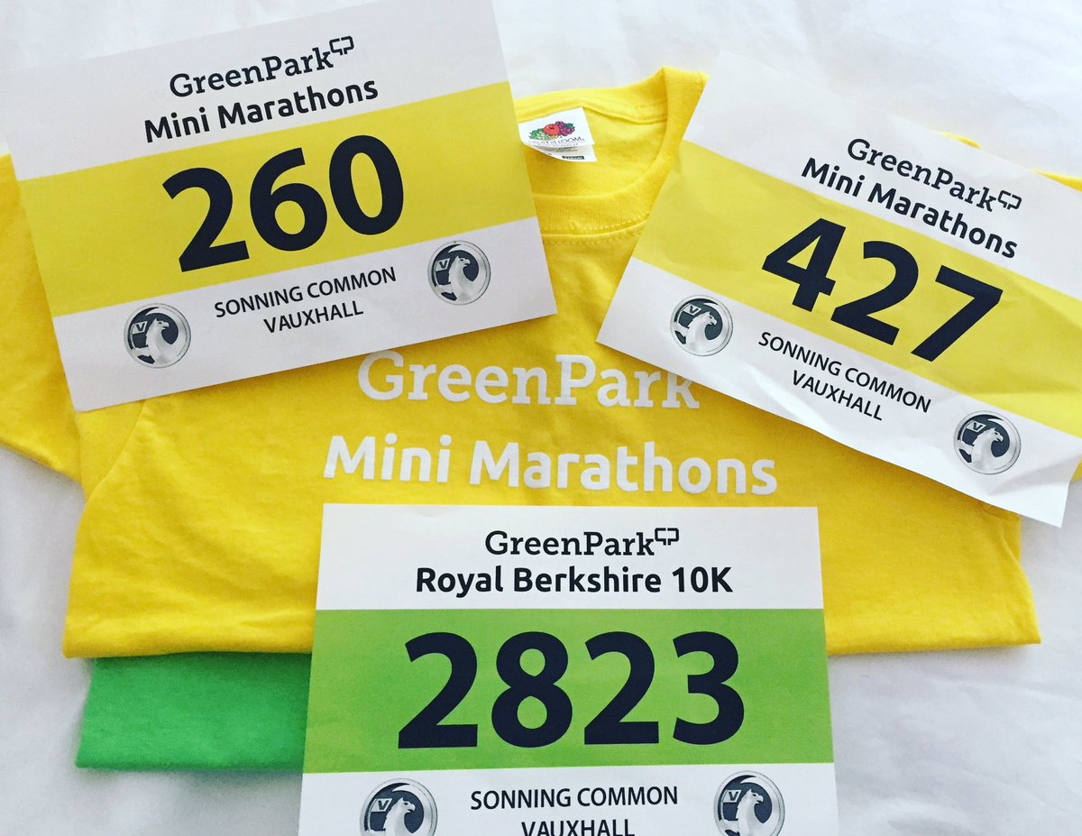 Clare_Payne's tweet photo. Race numbers are here! Mini mile for the smalls, 10k for me! 🏅🏃‍♀️🏃@GreenParkUK #royalberkshire10k https://t.co/tMI7Lv78nh