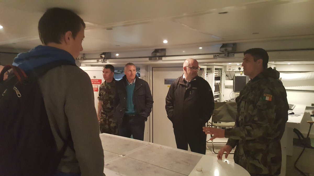 EngineerIreland's tweet photo. @CarlowIT #EYF17 students getting a taste of army life the Curragh Camp. Thanks to all the team at @defenceforces for a great tour https://t.co/CeV44QwHpK
