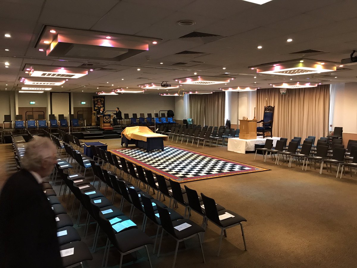 StChrist7919's tweet image. Preparations for the consecration of @9939Lodge 
A very important day.