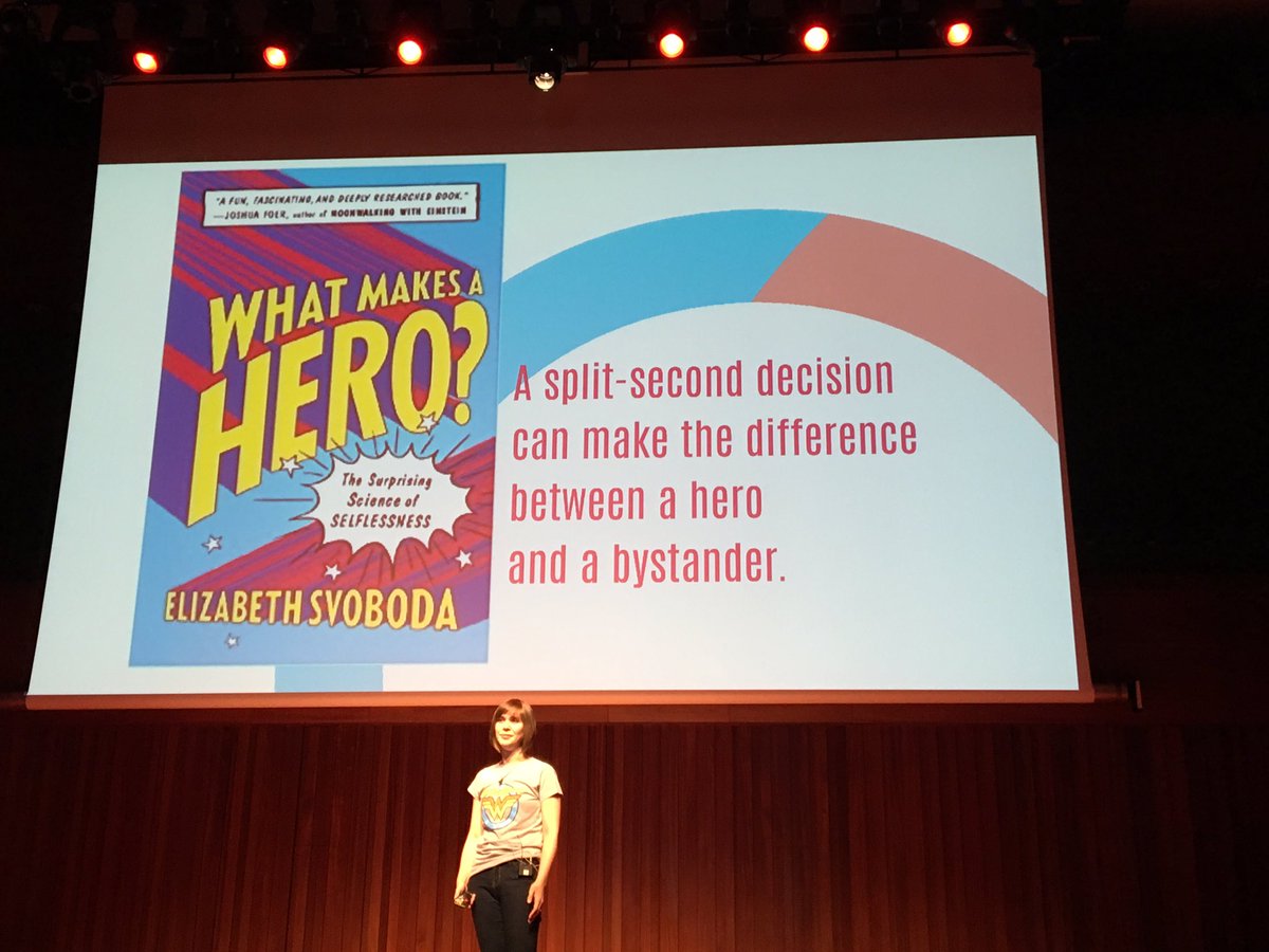 Strategy to prevent hate: make connections outside of your sphere. Thank you, Elizabeth Svoboda. #HeroRT
