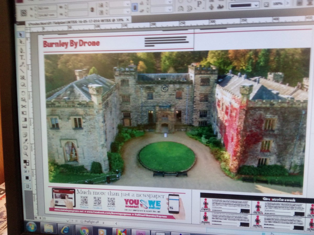 ChrisDaggett's tweet photo. #TrustedNewsDay Working on next Burnley Express edition. Great photo. @BurnleyExpress https://t.co/E1XLKPZyUY