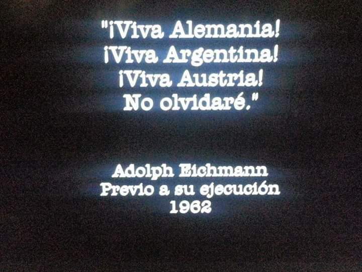 GUIA_IdenArg's tweet photo. Adolph Eichmann , sus últimas palabras antes de morir a manos de los terroristas del Mossad.
Secuestrado ilegalmente de nuestro país https://t.co/SLprGjsGQV