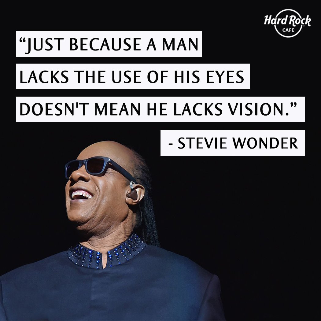 An inspiration, a musical guru and the greatest songwriter of all time. Happy Birthday Stevie Wonder! 