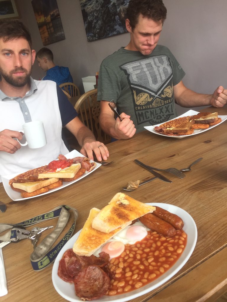 Big breakfast ready for the #arbshow <a href="/WestonbirtArb/">Westonbirt Arboretum - Forestry England</a> team are ready. <a href="/ArbAssociation/">Arboricultural Association</a>