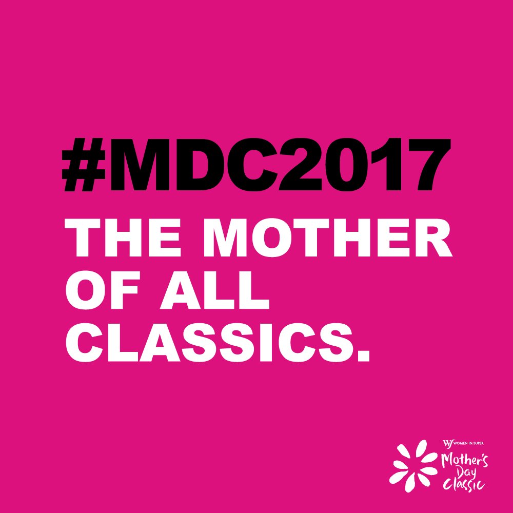 <a href="/MTAAsuper/">MTAA Super</a> proud sponsor #MDC2017. Donate or register to join the fun on Sun 14 May mothersdayclassic.com.au