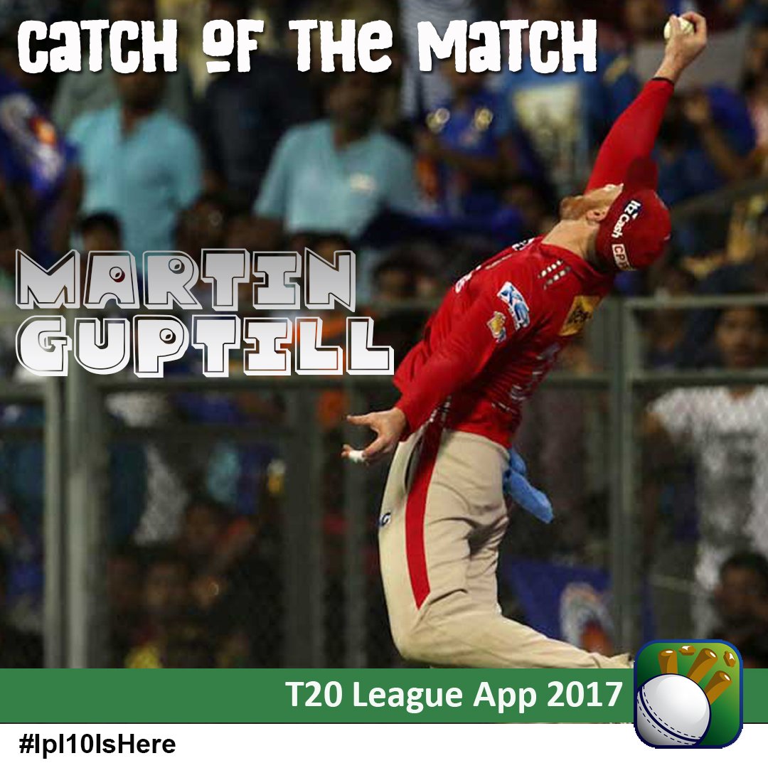 IPL2017App's tweet photo. Stunning catch by @Martyguptill
His catch dismissed one of the deadliest batsman of @mipaltan, @54simmo
#fact #iplupdate #ipl #ipl10 #iplt20 https://t.co/xlCeKLx8A9