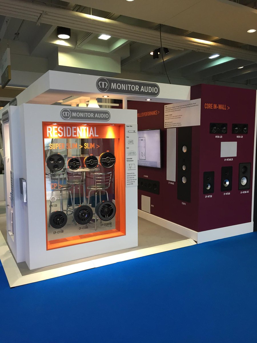 MonitorAudio's tweet photo. Thanks to everyone who stopped by our stand at #EILive2017. We had a great time showing you our new products. We look forward to next year! https://t.co/pbZCK3KChg