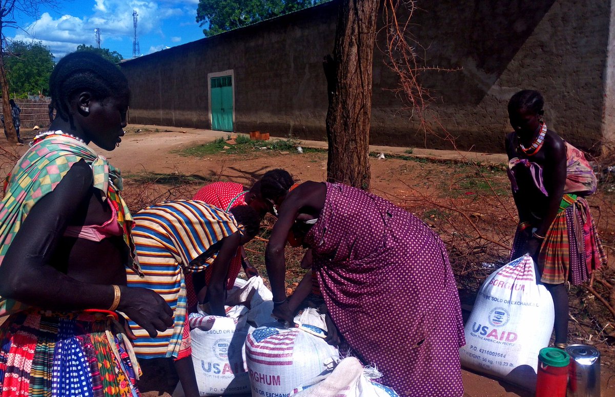 WFP_SouthSudan's tweet photo. Food insecurity is a concern in #SouthSudan's Greater Kapoeta.@WFP &amp; partners just completed food distributions to 70,000 people in the area https://t.co/lDXGgh6C8K