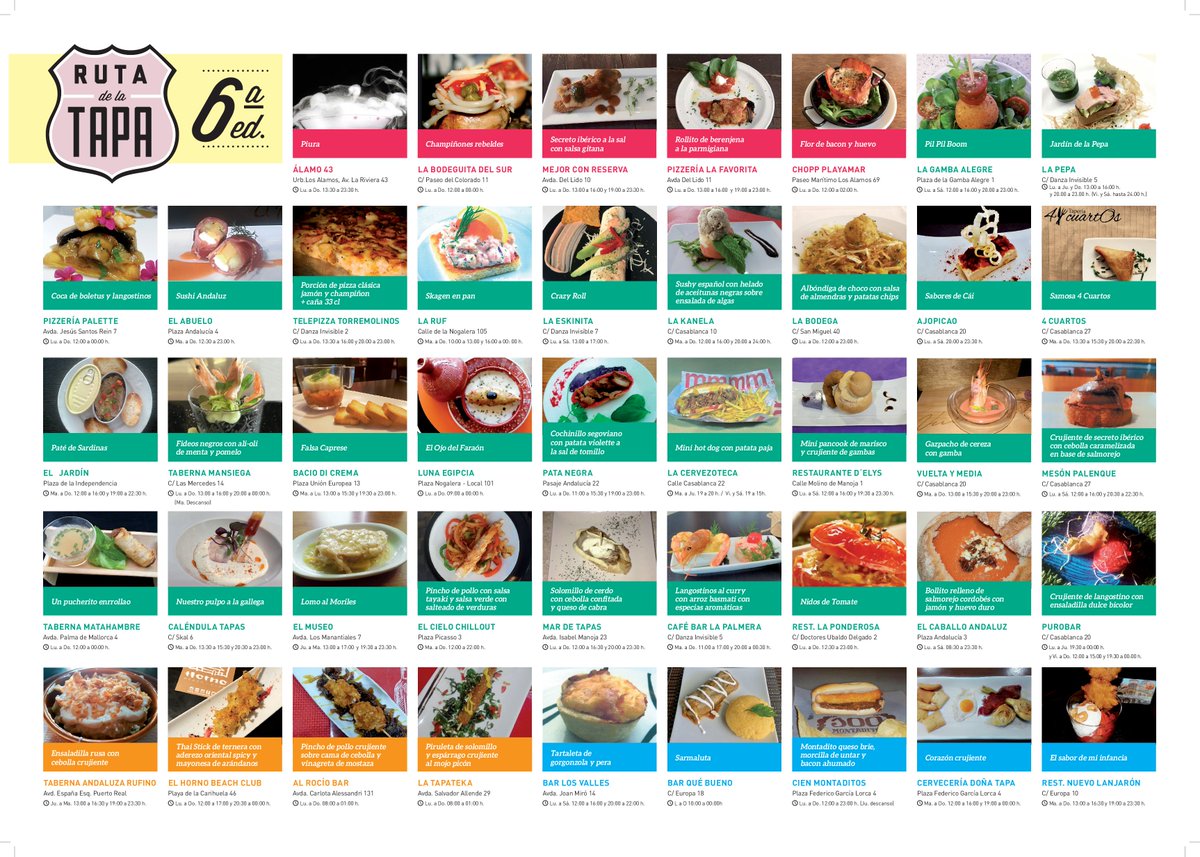 _TTorremolinos's tweet photo. ¿Cómo, aún no lo tienes? Hazte con tu #Tapasporte. Comienza VI #Ruta de la #Tapa de #Torremolinos |12-21 Mayo| https://t.co/KR870tsHI0 😋 https://t.co/8Op4Q1dQOL