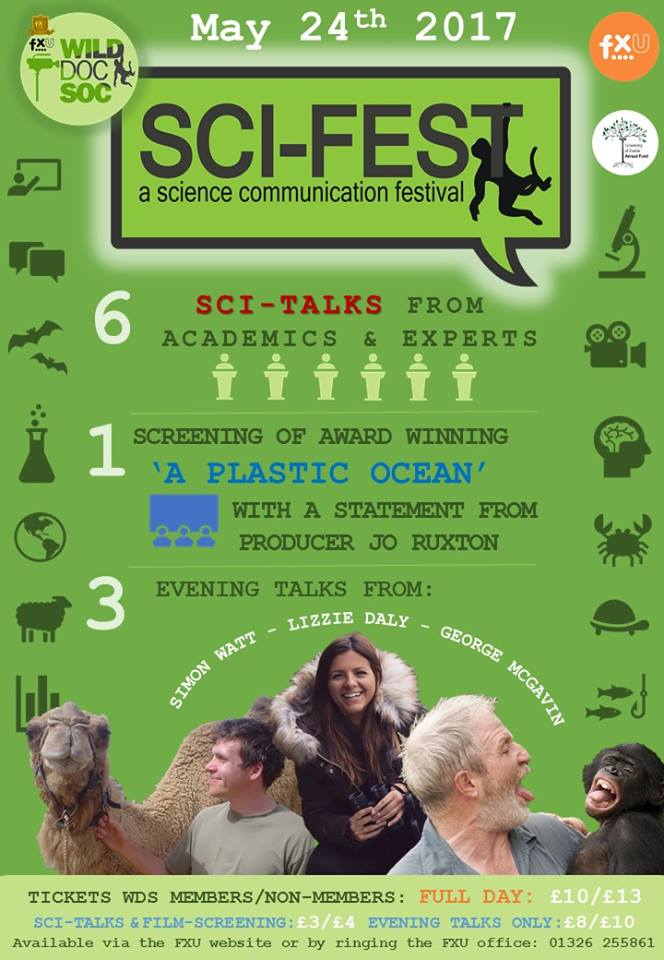 UoE CLES Cornwall (@clescornwall) on Twitter photo <a href="/FXU_WildDocSoc/">FXU Wild Doc Soc</a> are hosting a #science #communication #festival: Sci-Fest! 24th May. Get your tickets now! <a href="/FXU_WildDocSoc/">FXU Wild Doc Soc</a> are hosting a #science #communication #festival: Sci-Fest! 24th May. Get your tickets now!