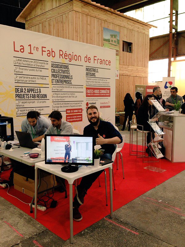 #FabFest 🌍 Meet the Connected Camp Team today at the <a href="/FablabFestival/">Fablab Festival</a> 2017 ! #makeeurope <a href="/Occitanie/">Région Occitanie</a> @toulouse <a href="/FabLab_Toulouse/">Artilect FabLab Toulouse</a>