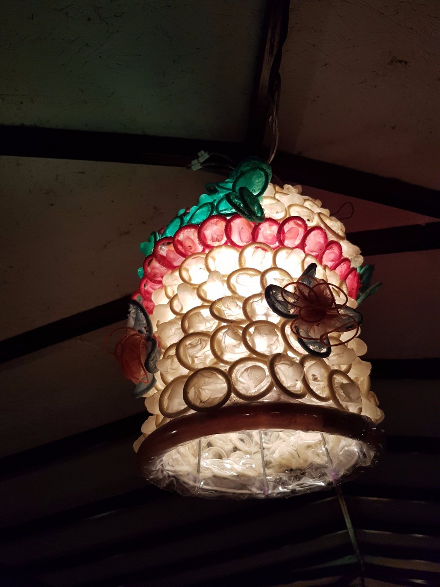 BernliteLtd's tweet photo. we don't sell decorative fittings...but if we did..we'd love to sell something like this! (courtesy of @CabbagesCondoms Bangkok) https://t.co/KNalekKLWk