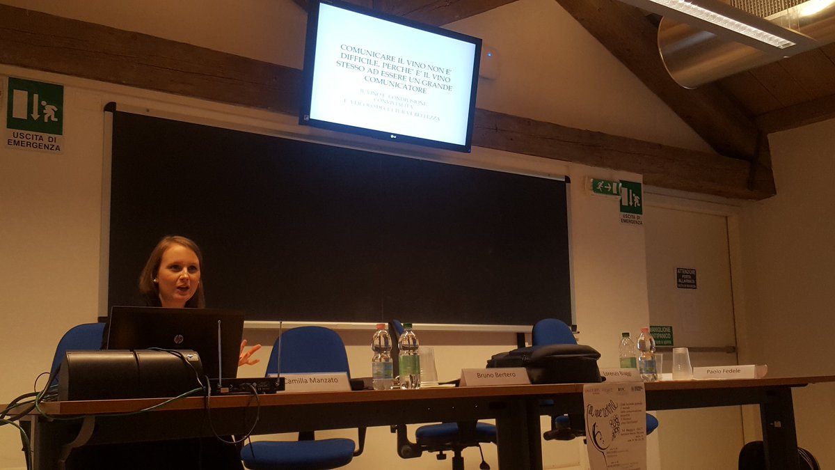 UniFerpiGorizia's tweet photo. Secondo @Camilla_Manzato "il #vino è #condivisione e convivialità. È veicolo di #cultura e di #bellezza".
@uniud #PRoject #stayPRoject https://t.co/G4JUyTzJPA