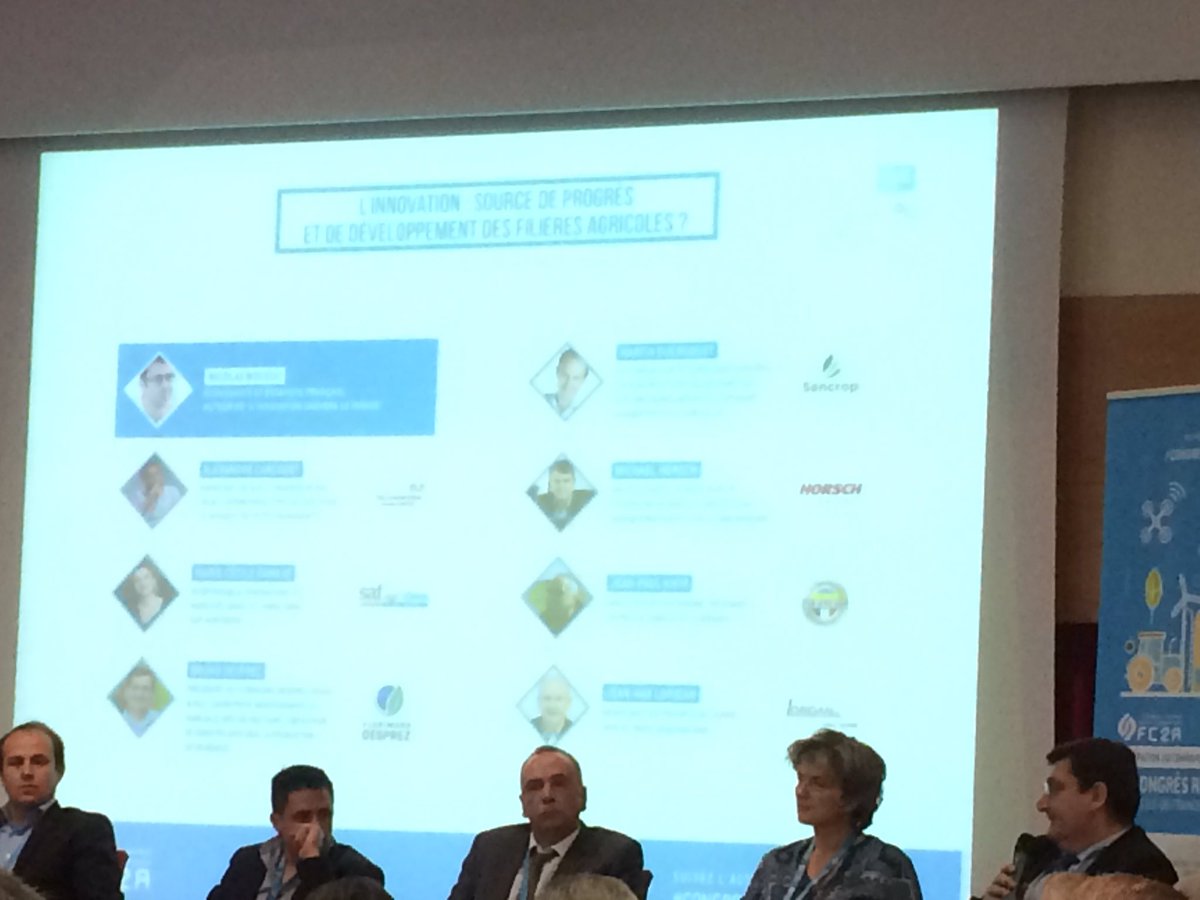 claux_olivier's tweet photo. #congresfc2a l'innovation au cœur du développement des filières agricoles https://t.co/U9pzc8jPQV