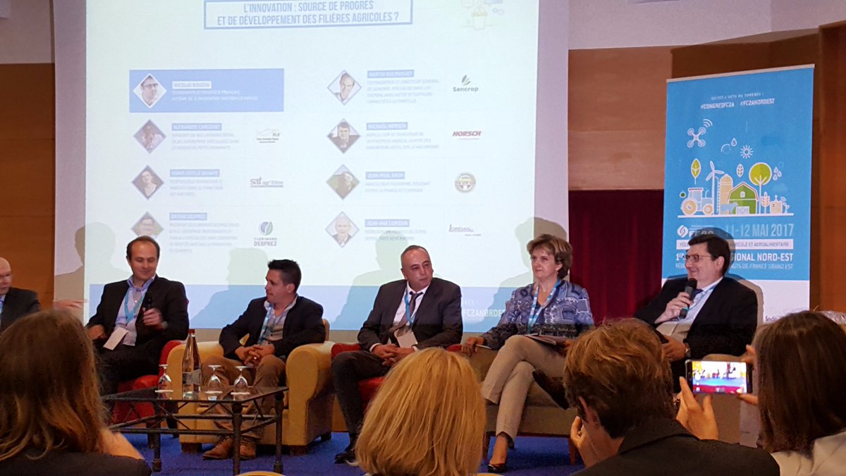 semaeNord's tweet photo. Débat au #congresfc2a : table ronde autour de l'#innovation et du #progrès au service de l'#agriculture et de la société https://t.co/DD2ykXCjjP