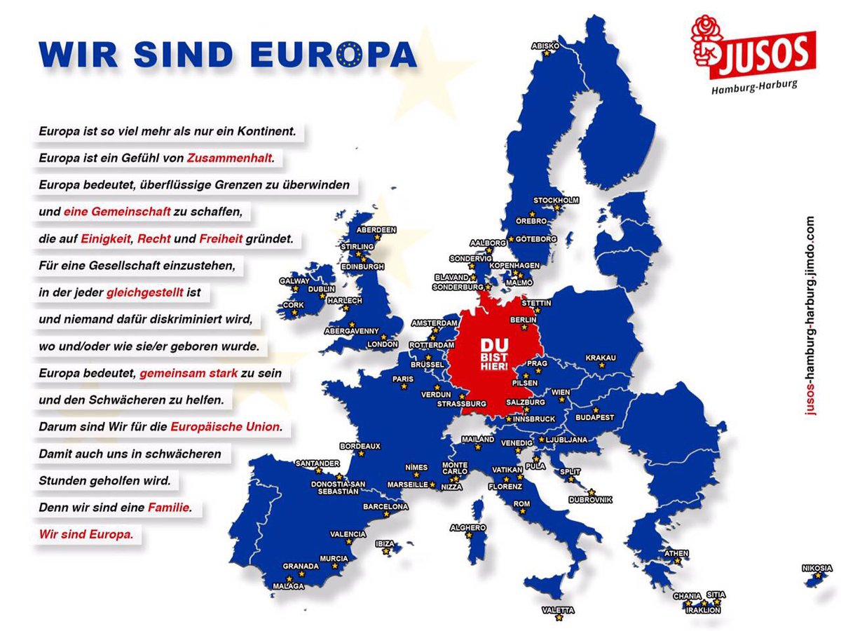 Du hast auch eine persönliche Geschichte zu Europa? Dann mach mit und erzähl uns deine Story! #wirsindEuropa  #jusos #SPD