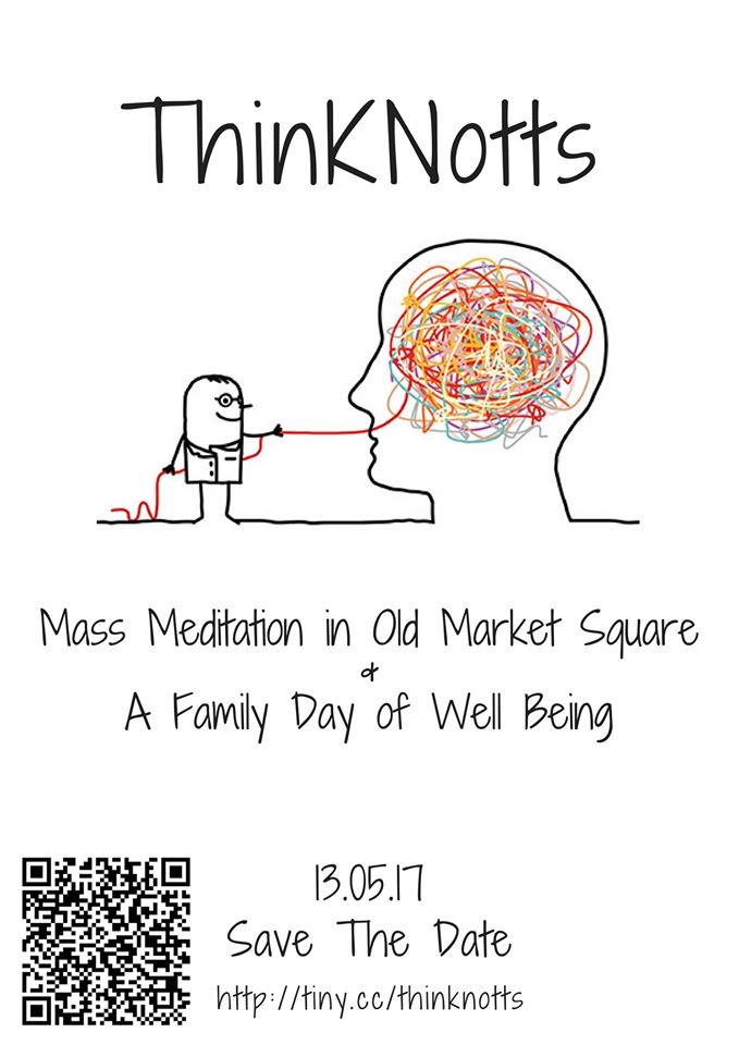 ttcnotts's tweet photo. We're so excited as a community partner for #ThinKNotts tomorrow! A day of #meditation & #holistic #wellbeing falling during #MHAW17. #Notts https://t.co/SsA5Ty44oT
