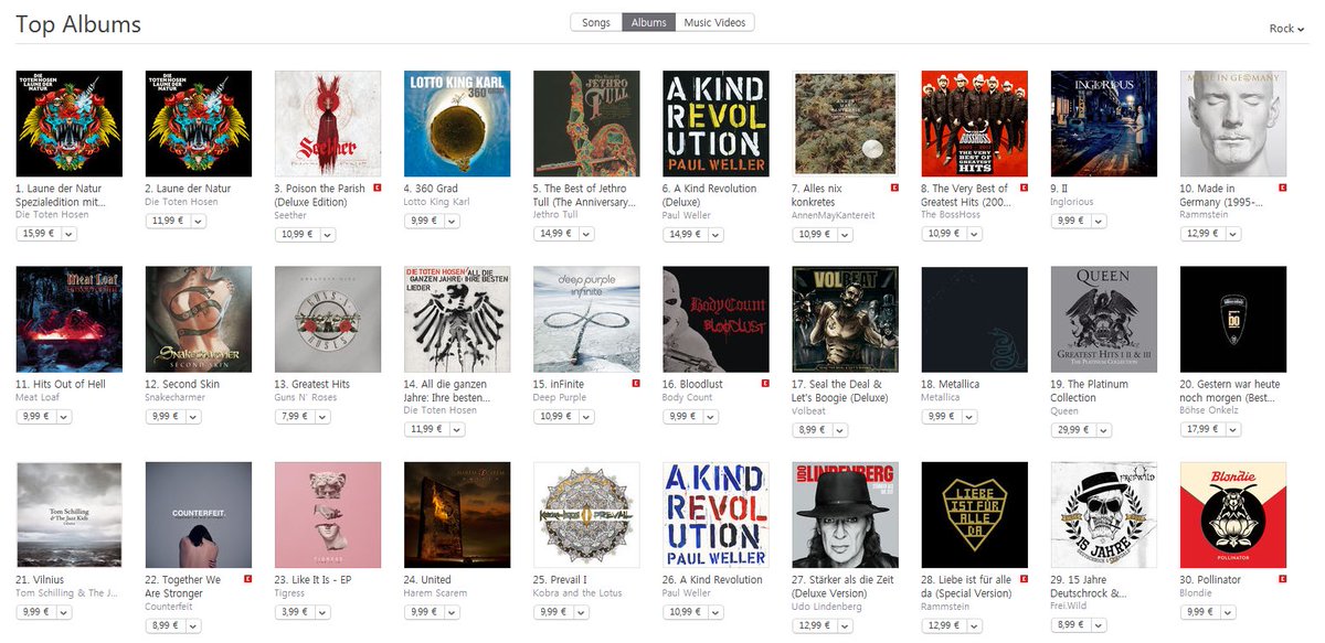 GERMANY! We are at No.23 in the rock charts. Right next to <a href="/counterfeitrock/">counterfeit</a>, reunited again 🖤 THANK YOU #likeitis