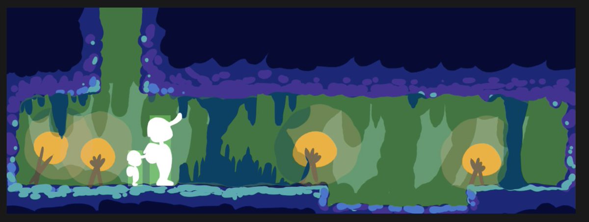 Ennacrima's tweet image. Sketches of @ImGettingTaller 
Gray &amp;amp; colored version. Can't wait to get into details with the colored ones! #gamedesign #indiedev #indiegame