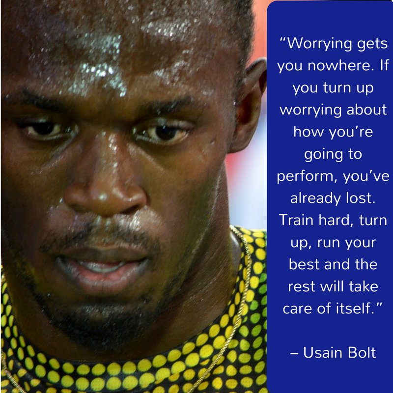"Train hard, turn up, run your best and the rest will take care of itself.” – Usain Bolt 
#Motivation #Workout #Fitness