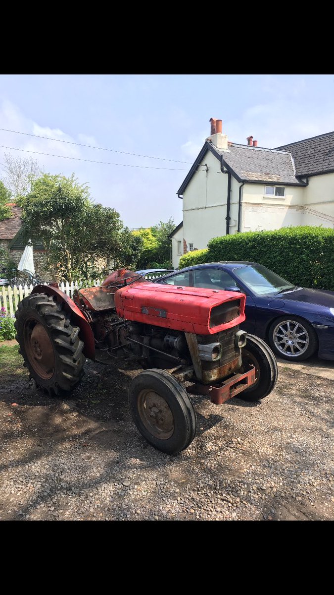 Two new editions to the family #toyotahilux #masseyferguson #tractor