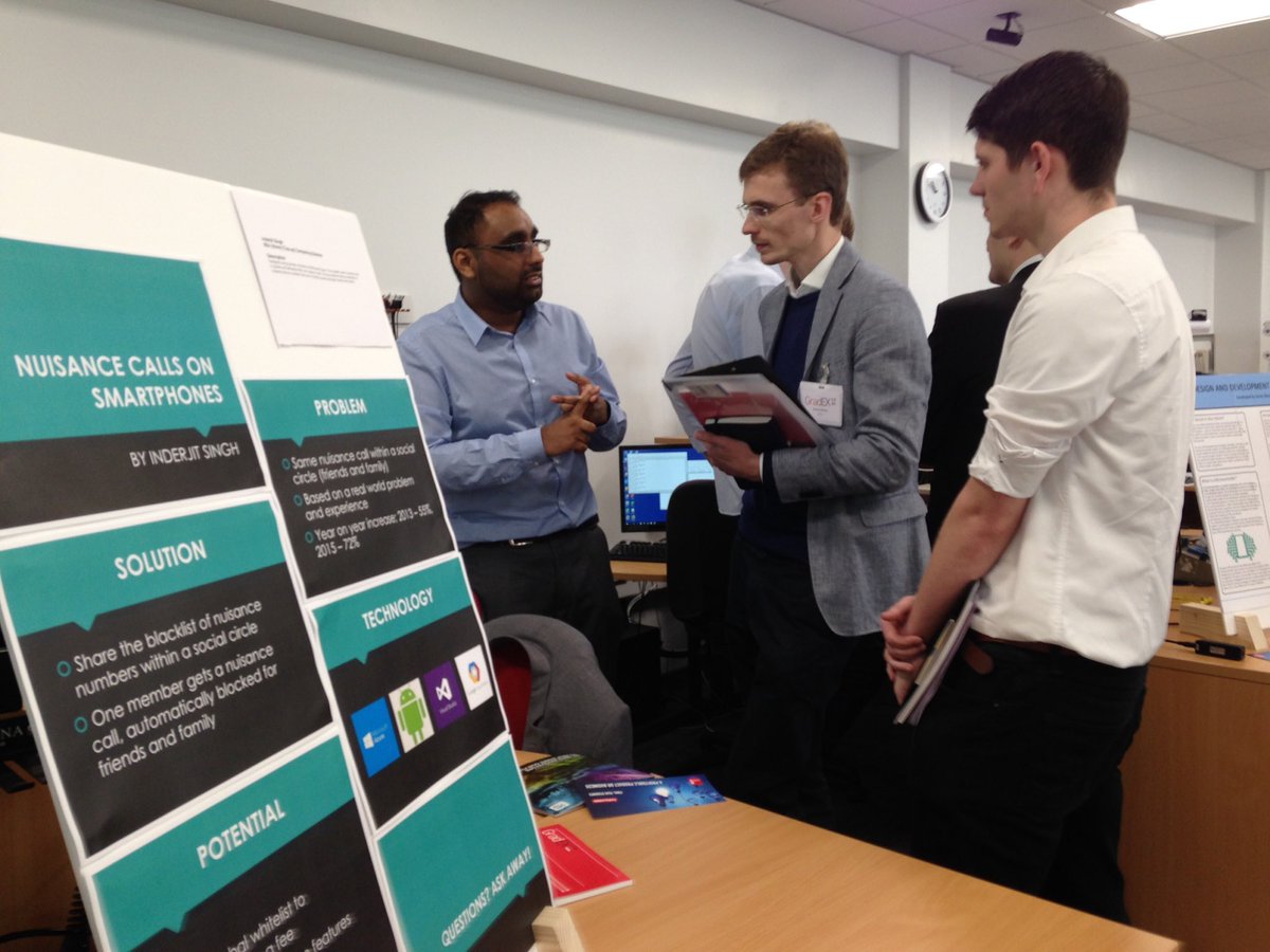 StaffsUniCompSc's tweet photo. Gradex 2017: Inderjit Singh presenting his FYP @StaffsComputing https://t.co/9r8GrRmihL