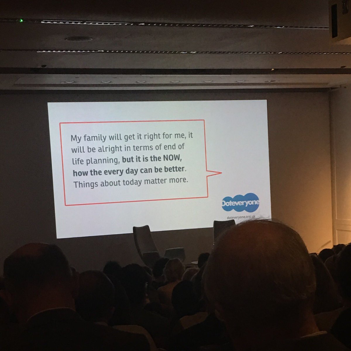 helixcentre's tweet photo. We need to stop repeatingly asking people where they want to die and help people live well and die well @doteveryoneuk #Dying50 https://t.co/x5mZyhbjtW