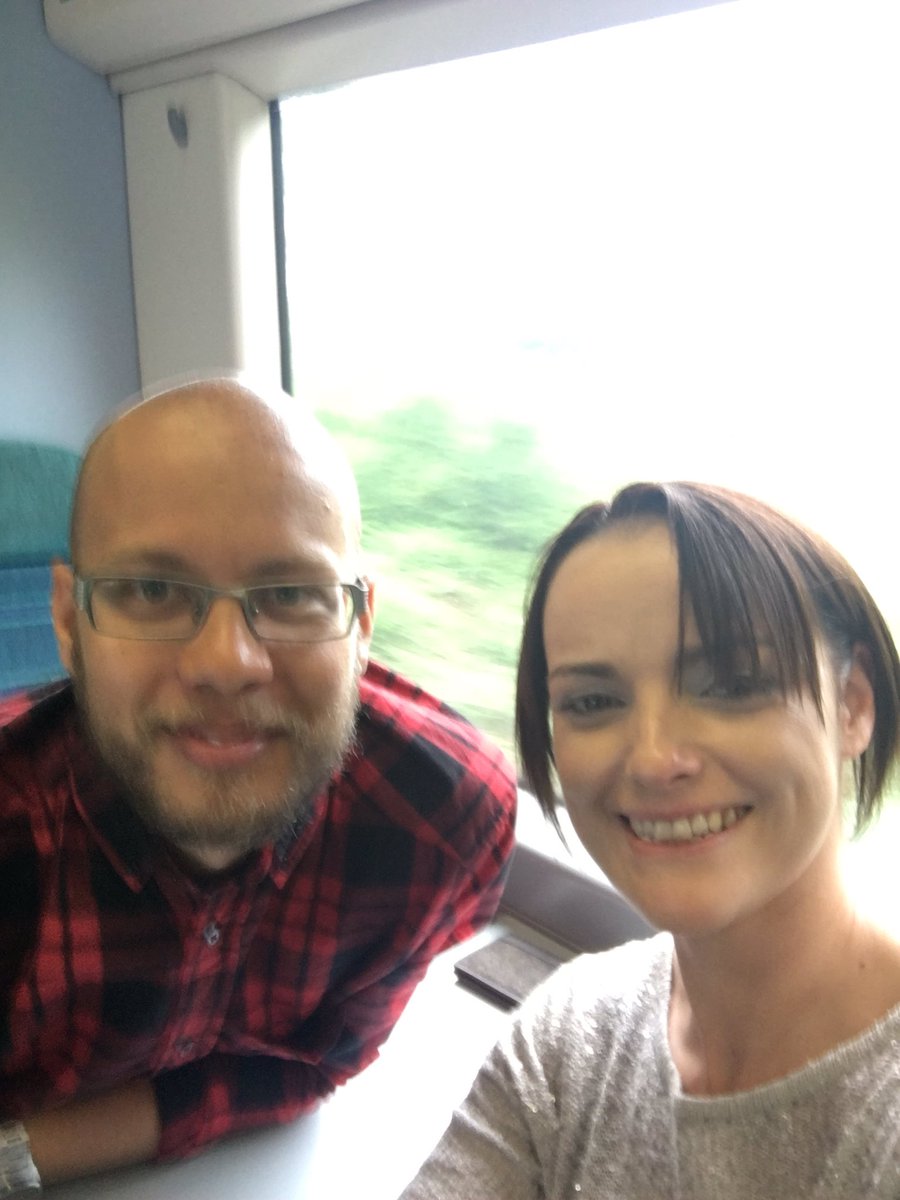 Vlad and I enroute to <a href="/sdnpa/">South Downs National Park</a> for annual  <a href="/SNPS_/">SNPS</a> conference, looking forward to a weekend of learning and networking 🤗