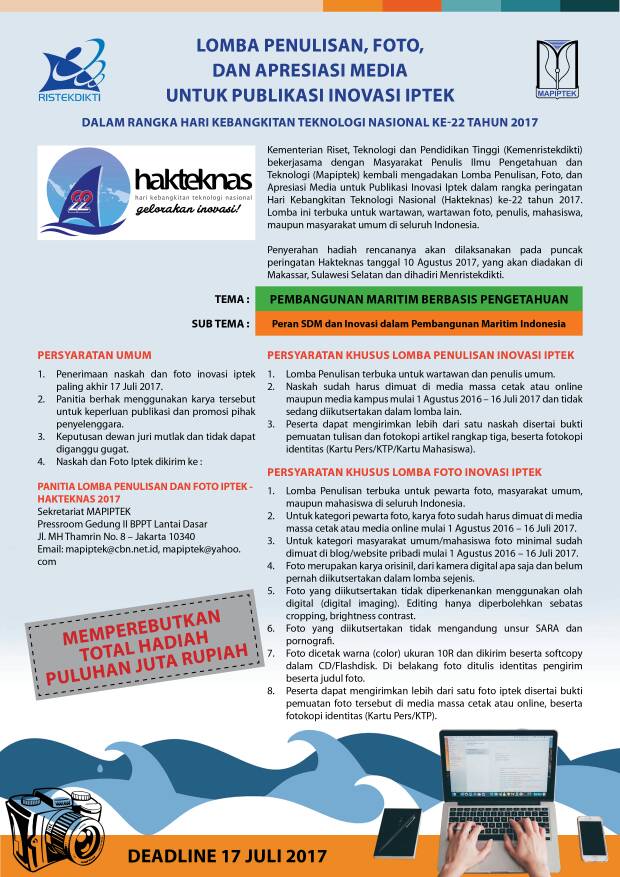 brin_indonesia's tweet photo. Hai sobat, yuk ikut ramaikan #hakteknas22   tahun ini dgn cara ikuti lomba menarik dibawah ini #gelorakaninovasi #inovasifantastik https://t.co/SwF6SPBHuh