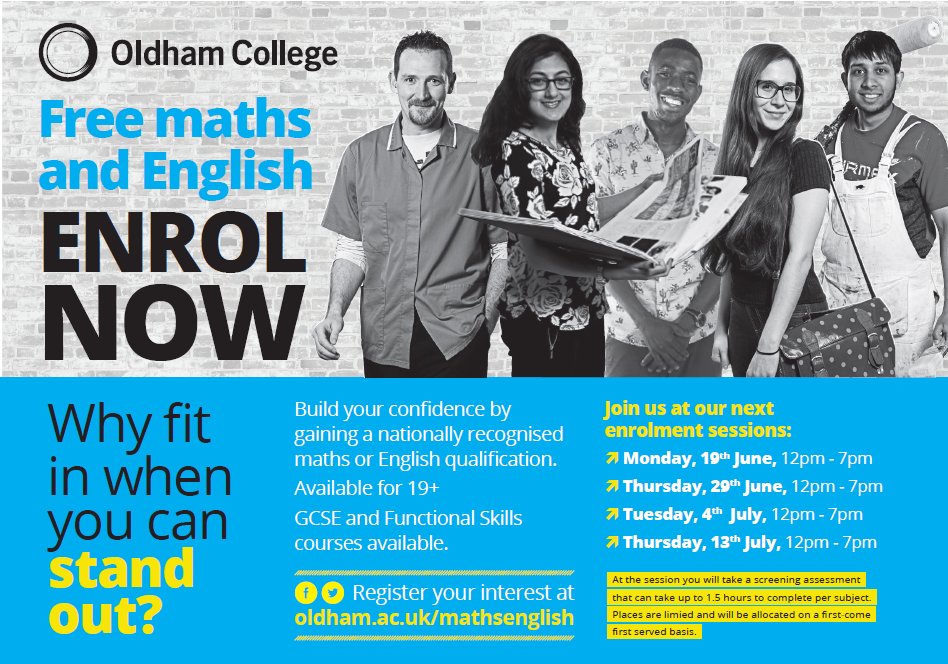 FacConstruction's tweet photo. #FREE maths and English programmes. Join us at our next enrolment sessions and register here for more info https://t.co/x0gaGmlwgd https://t.co/PnplKb5n9A