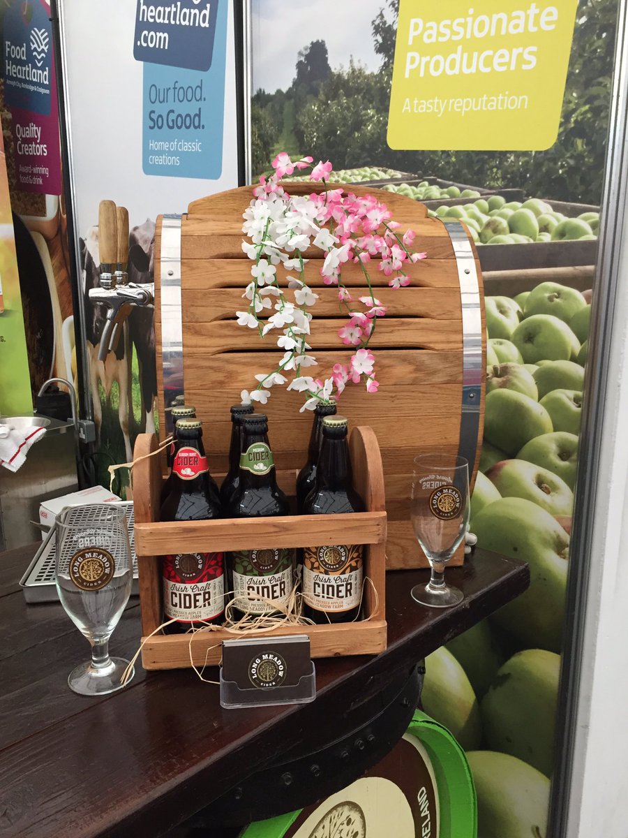 LongMeadowCider's tweet photo. @balmoralshow @FoodHeartlandNI @Food_NI another great day with passionate local producers #Stand56 #AppleJuice #AppleCiderVinegar https://t.co/RHd6KtAn6x