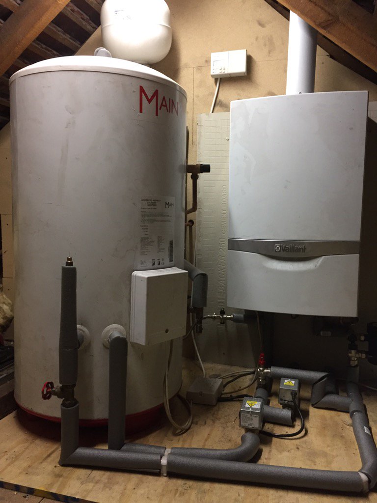 Relocation of boiler and cylinder. The macksheat way ! #boiler #heatingsoutheast