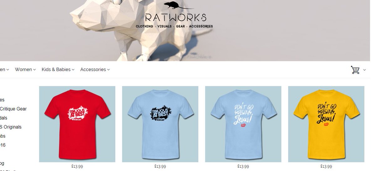 TenAtBest's tweet image. You can now get #tenuousatbest tees in the @ratworksvisuals store! #bestvalue #muchcheapness #gaming #youtube #gear #merch #clothing