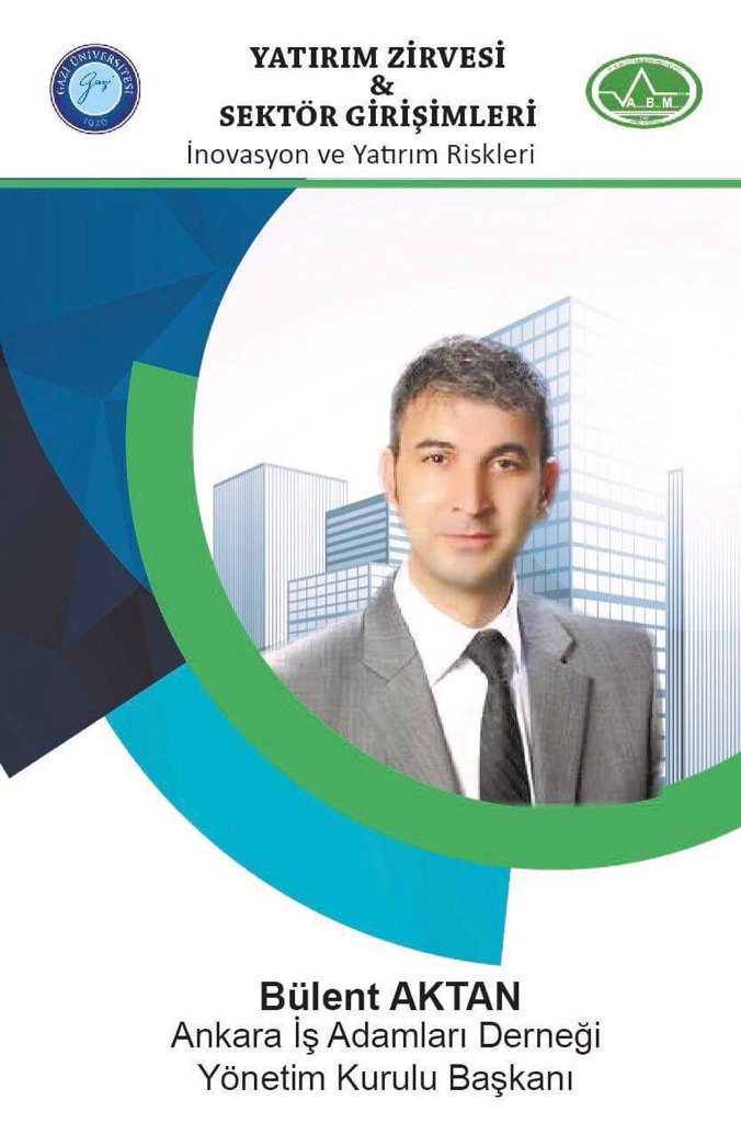 Bülent Aktan 16 Mayıs'ta Yatırım Zirvesi'nde bizlerle..