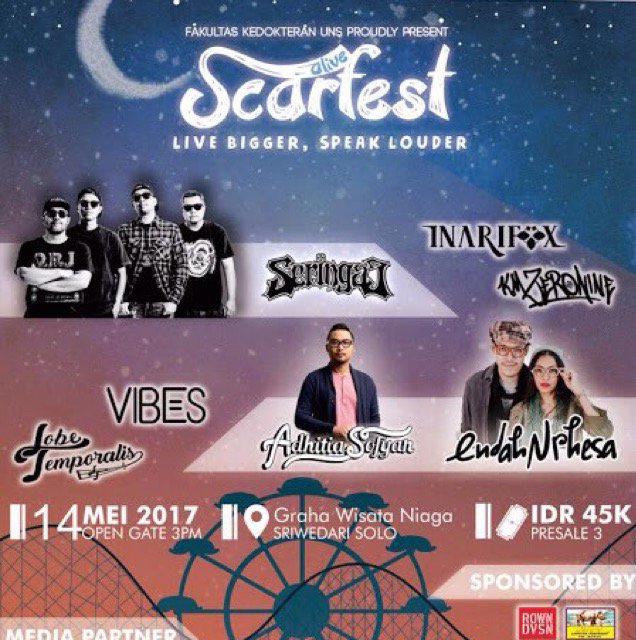 adhitiasofyan's tweet photo. Solo, sampai ketemu hari Minggu 14 Mei di Graha Wisata Niaga, Sriwedari 🎤🎼🎸 https://t.co/73ad8iWdXl