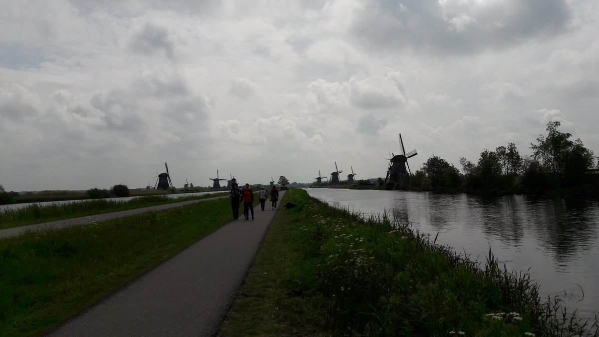 The Rotterdamtour-group picked the most beautiful spot in NL to have lunch  #itla2017nl