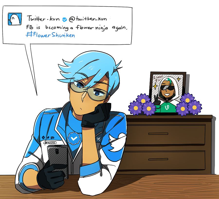 I tried to draw some sites as bros reacting to FB's thankful flower reaction haha
Good Evening!?