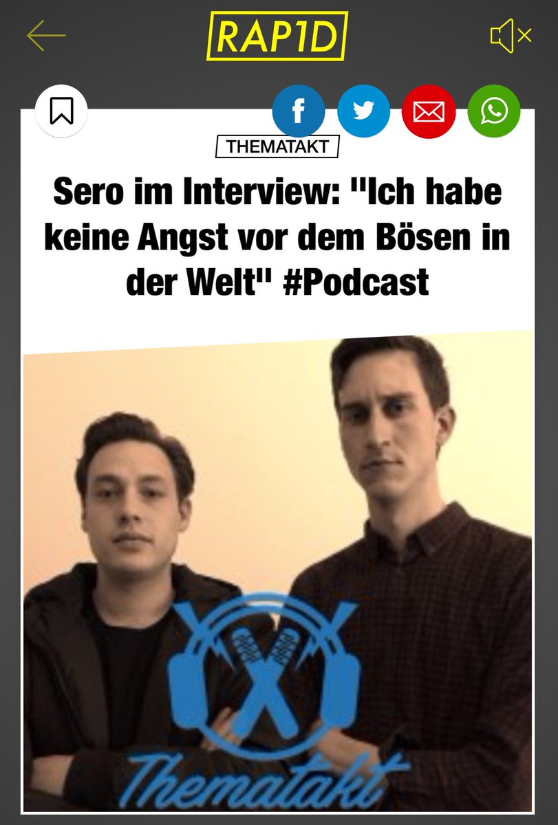 👇Ich habe ein sehr schönes Interview mit Sero geführt! 🌞🔥thematakt.de/podcast_sero/ #sero  #podcast