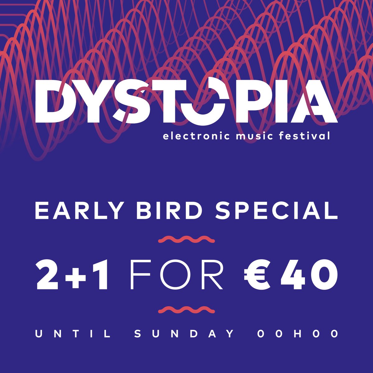Hurry up! Only valid till Sunday! #earlybirds #promotion #ticketsales #DystopiaFestival
frontoffice.paylogic.nl/flows/MTAuMTAw…