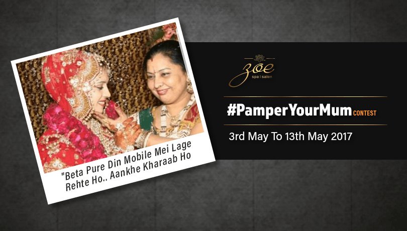 zoespasalon's tweet photo. #ThankYouMom #PamperYourMum #Contest Entry No #15 #MothersDay #ContestAlert https://t.co/aK2Zk8lxYE