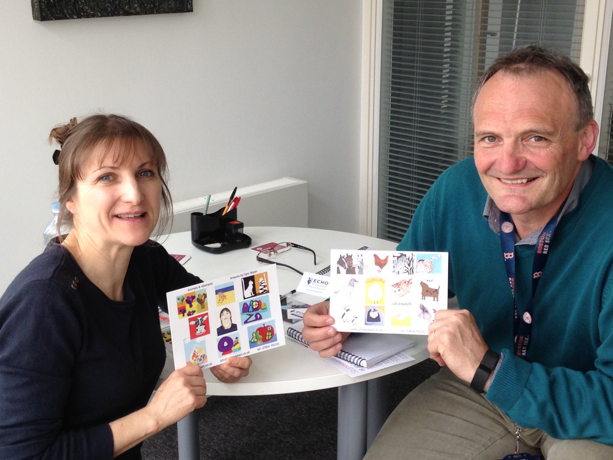 echoengage's tweet image. Another business getting some marketing advice this morning - Sam Walsh Art - samwalshart.co.uk  Need help too? Call on 01934 411 246