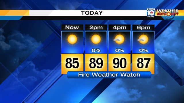 Plenty of sunshine for your Friday. Fire weather watch in effect for #Broward & #Palmbeach. #miami #FLL #FLkeys https://t.co/1U8z9fietw