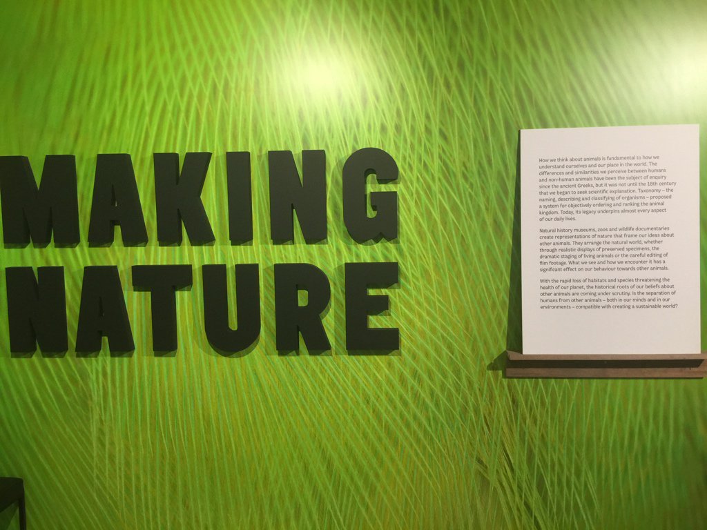 MartinShovel's tweet photo. The Wellcome Collection’s Making Nature exhibition blew me away - thought-provoking & a visual delight! @ExploreWellcome https://t.co/FbTv4o1P25