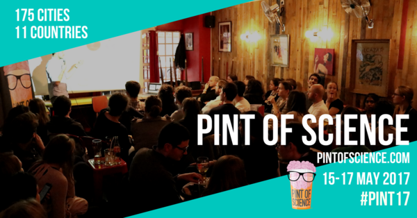 pintofscienceES's tweet photo. Join our inspiring science talks in your local pub/bar/cafe, in 175 cities across 11 countries, 15-17 May #pint17 https://t.co/70B8DF5mJy https://t.co/sgZTTl77Ge