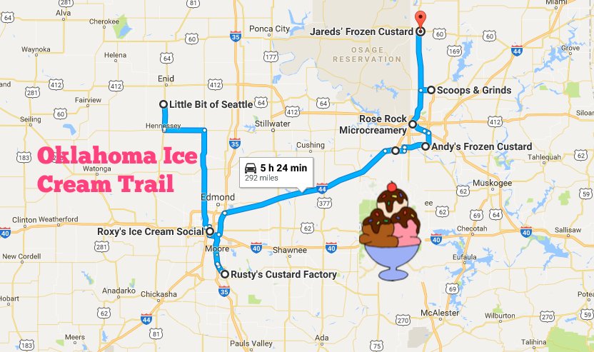 #8 is right here in Bartlesville! Who has been to Jareds' Frozen Custard? #OK #Bartlesville
